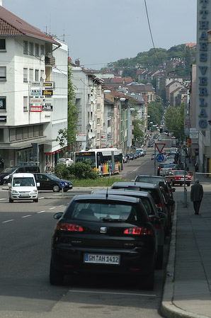 Stuttgart Innenstadt Strasse